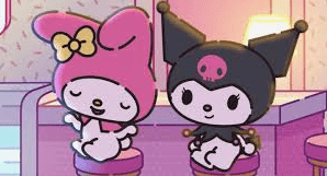 kuromi:fox5ydxdt58= sanrio:alu4_8z-yr8= hello kitty