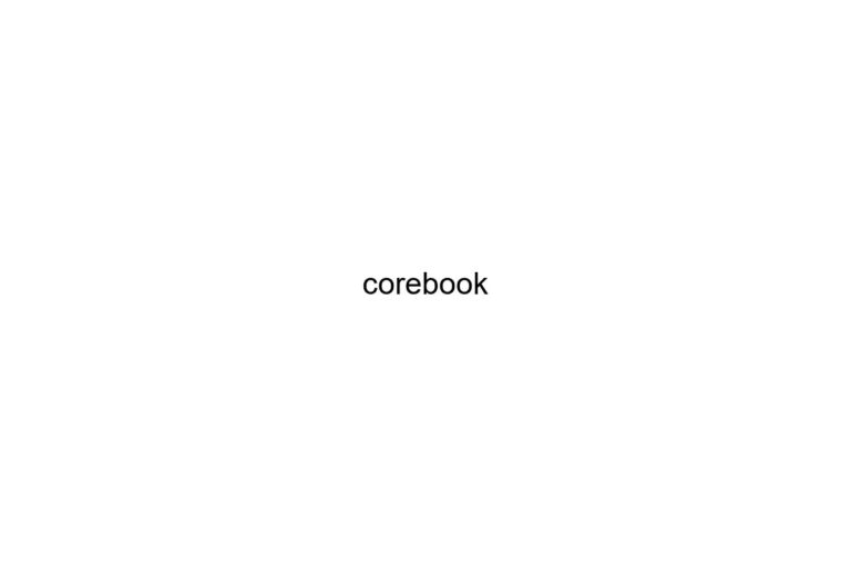 corebook