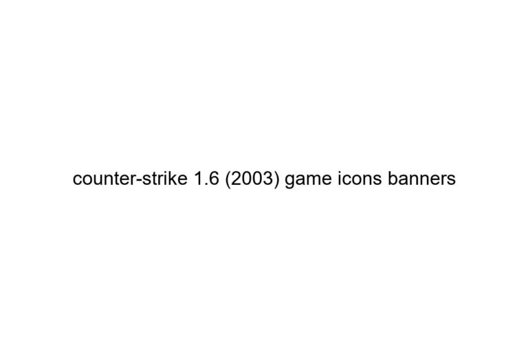 counter strike 1 6 2003 game icons banners