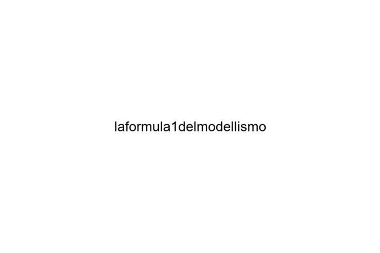 laformula1delmodellismo