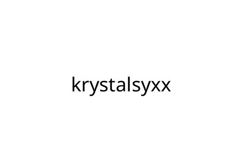 krystalsyxx