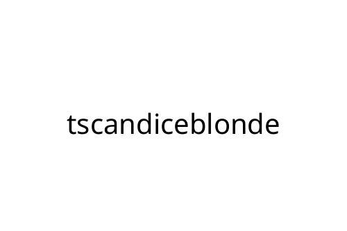 tscandiceblonde
