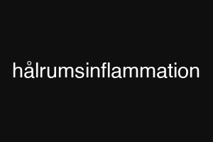 hålrumsinflammation