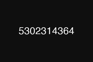 5302314364